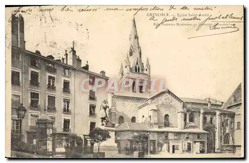 Cartes postales Grenoble Eglise Saint Andre