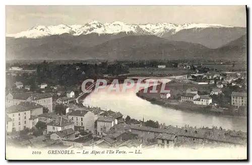 Cartes postales Grenobale Les Alpes et l'Ile Verte