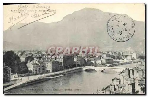 Ansichtskarte AK Grenoble Vue generale cote du Moucherotte