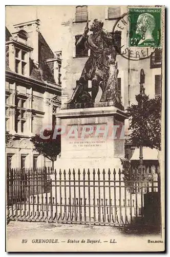Cartes postales Grenoble Statue de Bayard