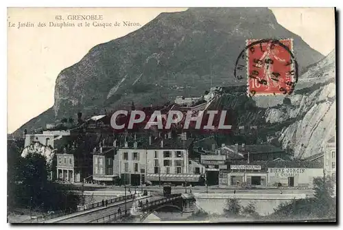 Cartes postales Grenoble Le Jardin des Dauphins et le Casque de Neron Biere Jorcin Vicat