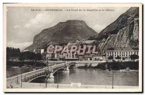 Ansichtskarte AK Grenoble Le Pont de la Bastille et le Neron