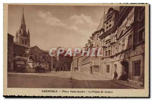 Cartes postales Grenoble Place Saint Andre Le Palais de Justice