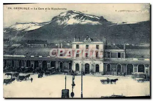 Cartes postales Grenoble La Gare et le Moucherotte