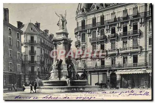 Cartes postales Grenoble Monument du Centenaire par Henry Ding