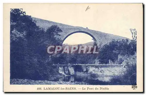 Ansichtskarte AK Lamalou les Bains Le Pont du Diable