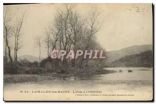 Ansichtskarte AK Lamalou les Bains L'Orb a Laverniere