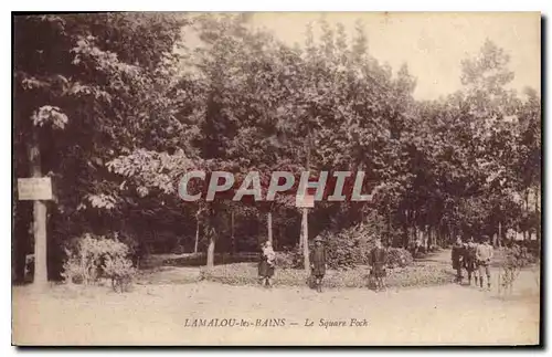 Ansichtskarte AK Lamalou les Bains Le Bitoulet Le Square Foch Enfants