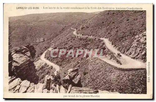 Ansichtskarte AK Lamalou les Bains Les lacets de la route conduisant a la foret des Ecrivains Anciens Combattants