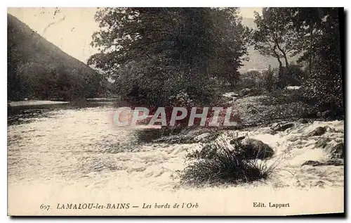 Cartes postales Lamalou les Bains Les bords de l'Orb