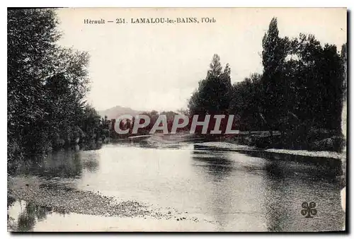 Ansichtskarte AK Herault Lamalou les Bains l'Orb