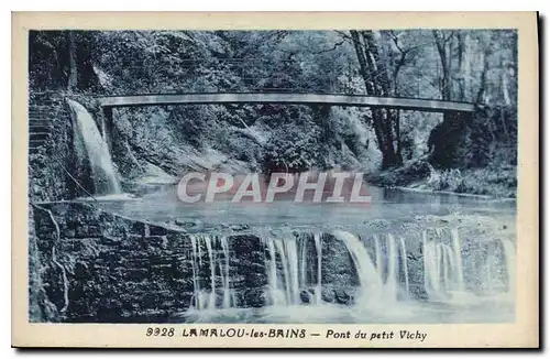 Ansichtskarte AK Lamalou les Bains Pont du petit Vichy