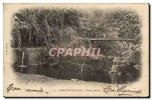 Cartes postales Lamalou le Haut Source Moise