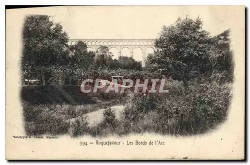 Cartes postales Roquefavour Les bords de l'Arc