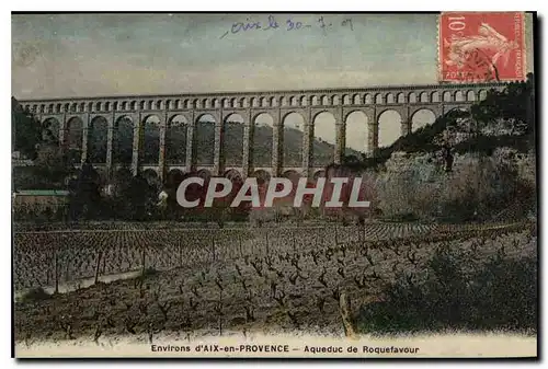 Cartes postales Environs d'Aix en Provence Aqueduc de Roquefavour