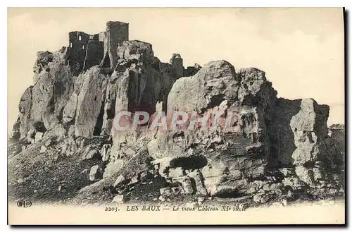 Cartes postales Les Baux Le vieux Chateau XI siecle