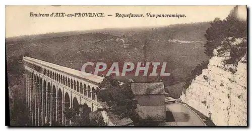 Ansichtskarte AK Environs d'Aix en Provence Roquefavour Vue panoramique