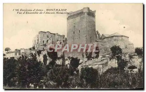 Ansichtskarte AK Environs d'Arles Montmajor Vue d'Ensemble de l'Ancien Monastere