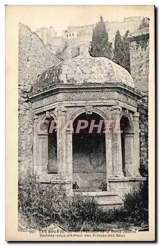 Ansichtskarte AK Les Baux Bouches du Phone Pavillon dit de la Reine Jeanne Rendez vous d'Amour des Princes des Ba