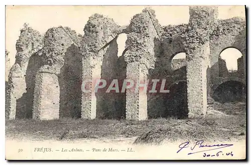 Cartes postales Frejus Les Arenes Pans de Murs