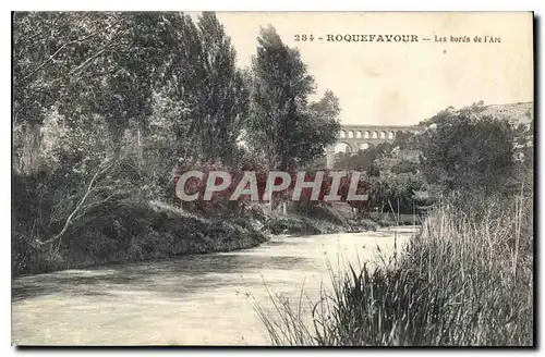 Cartes postales Roquefavour Les bords de l'Arc
