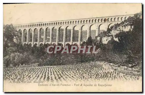 Ansichtskarte AK Environs d'Aix en Provence Pont et Aqueduc de Roquefavour