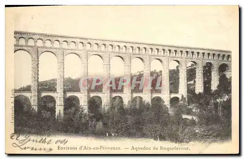 Ansichtskarte AK Environs d'Aix en Provence Aqueduc de Roquefavour