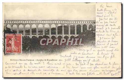 Cartes postales Environs d'Aix en Provence Aqueduc de Roquefavour