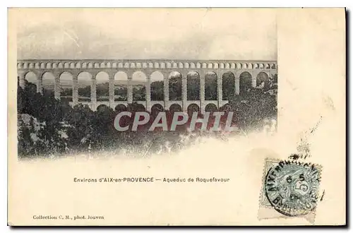 Cartes postales Environs d'Aix en Provence Aqueduc de Roquefavour