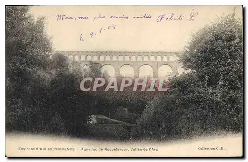 Ansichtskarte AK Environs d'Aix en Provence Aqueduc de Roquefavour Vallee de l'Arc