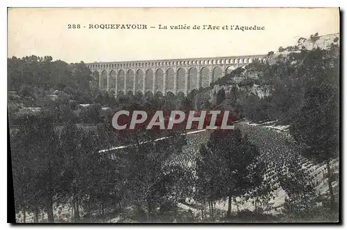 Cartes postales Roquefavour La vallee de l'Arc et l'Aqueduc