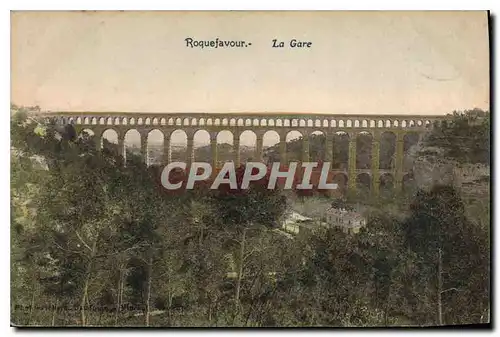 Cartes postales Roquefavour la gare