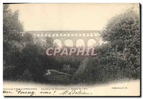 Cartes postales Environs d'Aix en Provence Aqueduc de Roquefavour Vallee de l'Arc