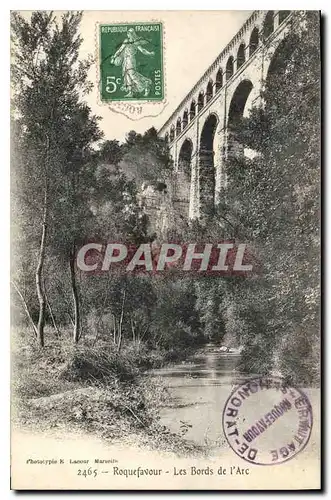 Cartes postales Roquefavour les bords de l'Arc