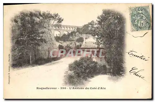 Cartes postales Roquefavour L'Arrivee du Cote d'Aix