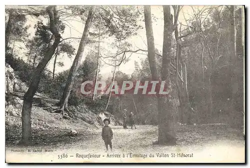 Cartes postales Roquefavour Arrivee a l'Ermitage du Vallon St Honorat