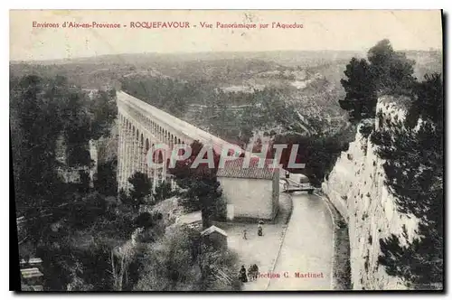 Ansichtskarte AK Environs d'Aix en Provence Roquefavour Vue panoramique sur l'Aqueduc