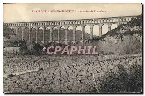 Ansichtskarte AK Environs d'Aix en Provence Aqueduc de Roquefavour