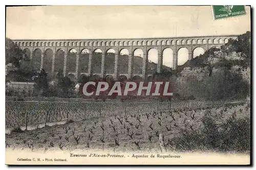 Cartes postales Environs d'Aix en Provence Aqueduc de Roquefavour