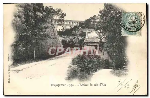 Cartes postales Roquefavour L'Arrivee du Cote d'Aix