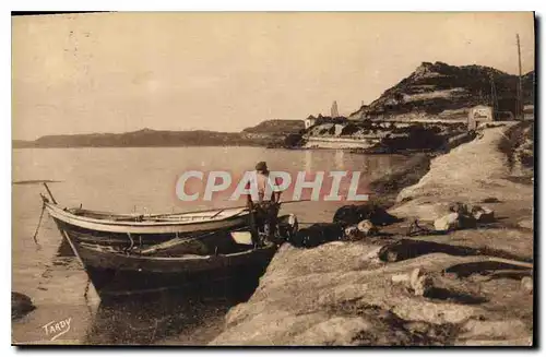 Cartes postales Sites de Provence Littoral de Marseille Bords de l'Etang de Berre Au fond la Route de St Chamas