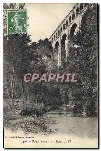 Cartes postales Roquefavour les bords de l'Arc