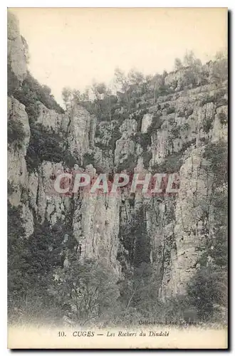 Ansichtskarte AK Cuges Les Rochers du Dindole