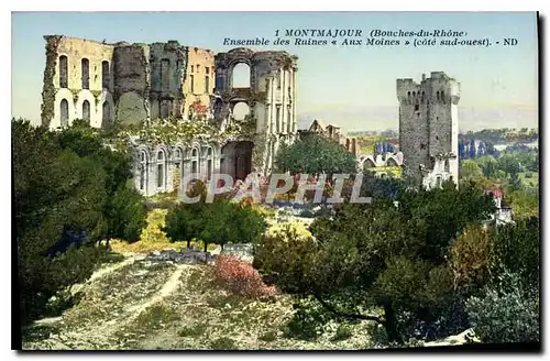 Cartes postales Monmajour Bouches du Phone Ensemble des Ruines Aux Moines cote sud ouest