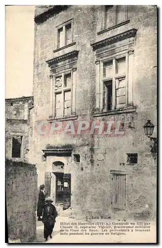 Ansichtskarte AK Les Baux Hotel des Manvilles