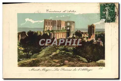 Cartes postales Mont Major Les ruines de l'Abbaye