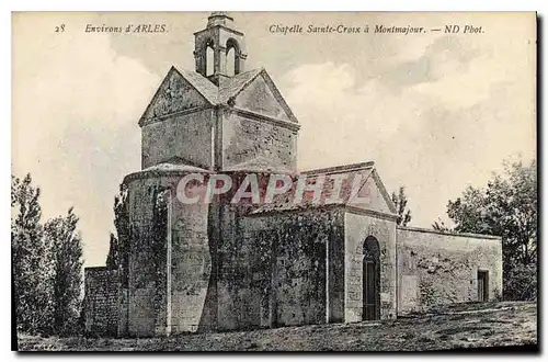 Cartes postales Environs d'Arles Chapelle Sainte Croix a Montmajour