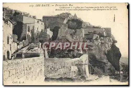 Cartes postales Les Baux Principale Rue