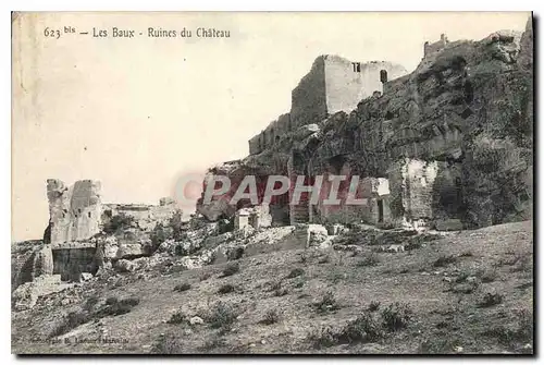 Cartes postales Les Baux Ruines du Chateau