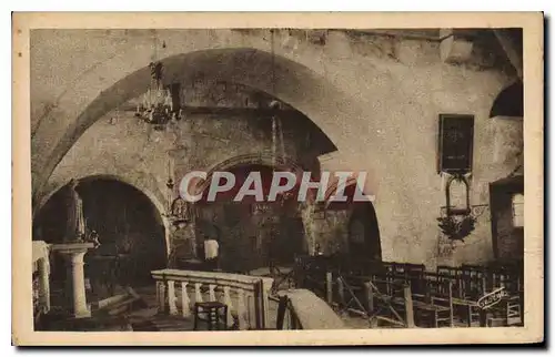 Ansichtskarte AK Le Baux Interieur de l'Eglise St Vincent contenant des Vestiges des X XII XV et XIV siecle